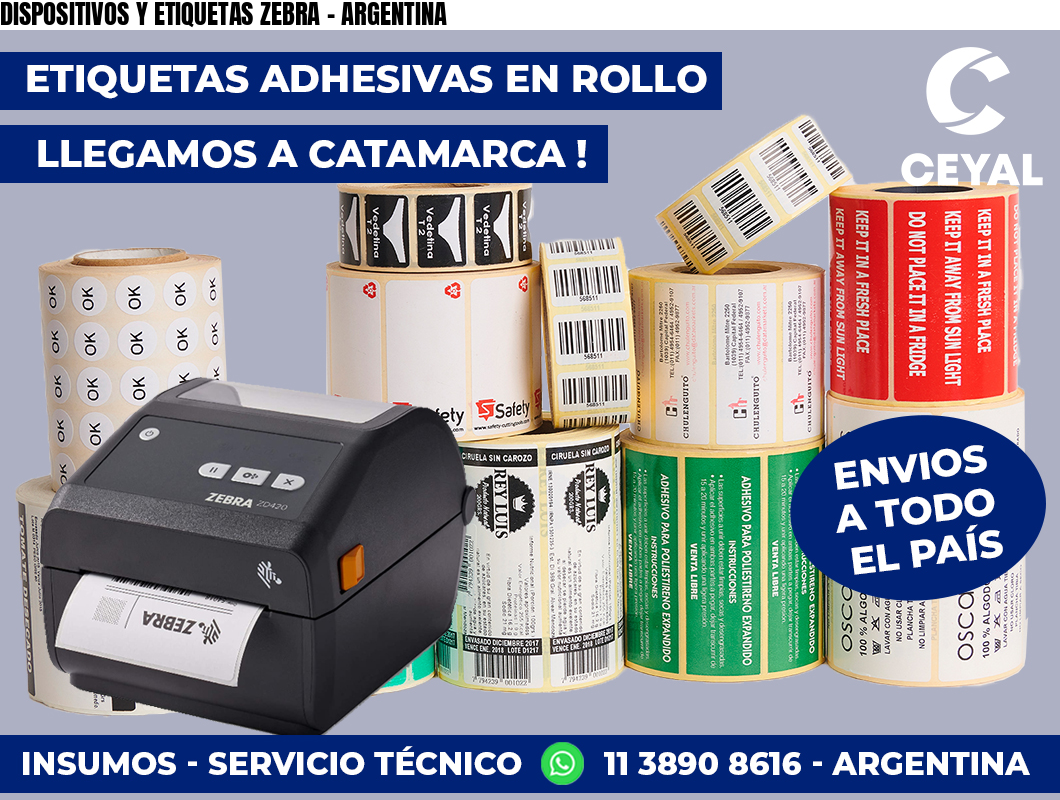DISPOSITIVOS Y ETIQUETAS ZEBRA – ARGENTINA