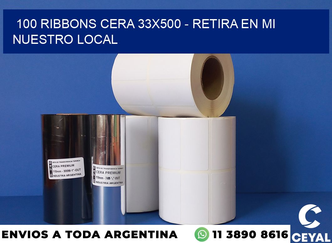 100 Ribbons cera 33×500 – retira en mi nuestro local