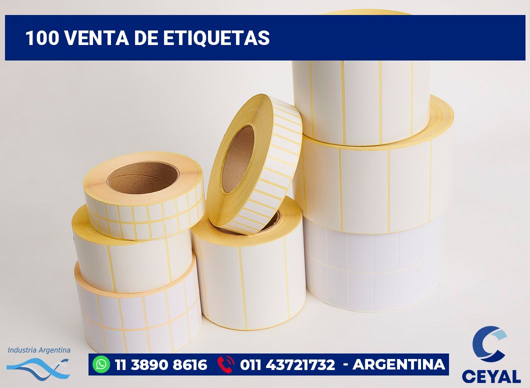 100 Venta de etiquetas