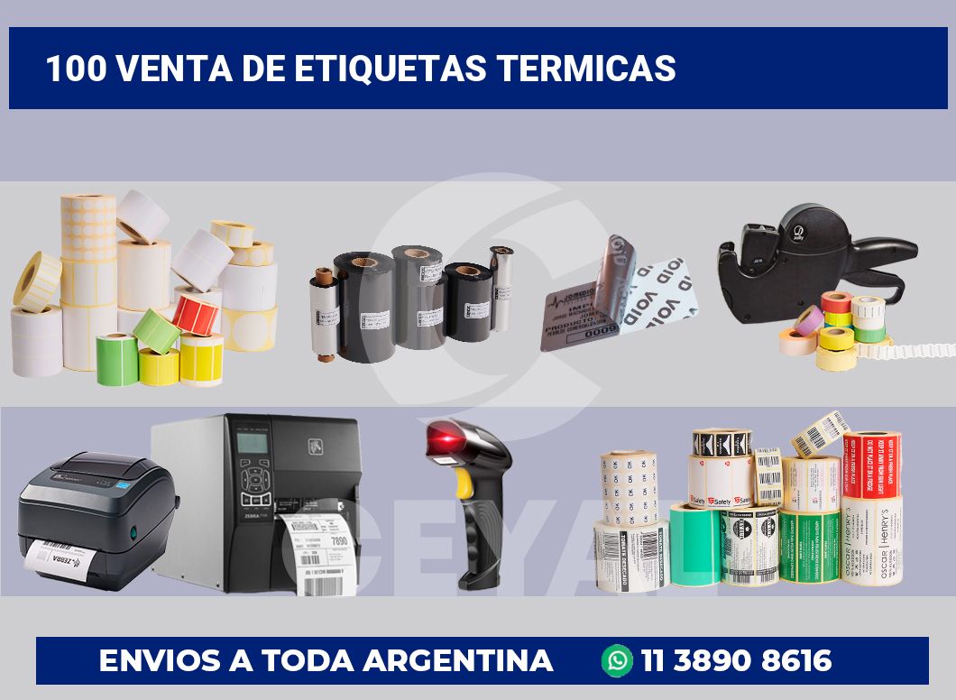 100 Venta de etiquetas termicas