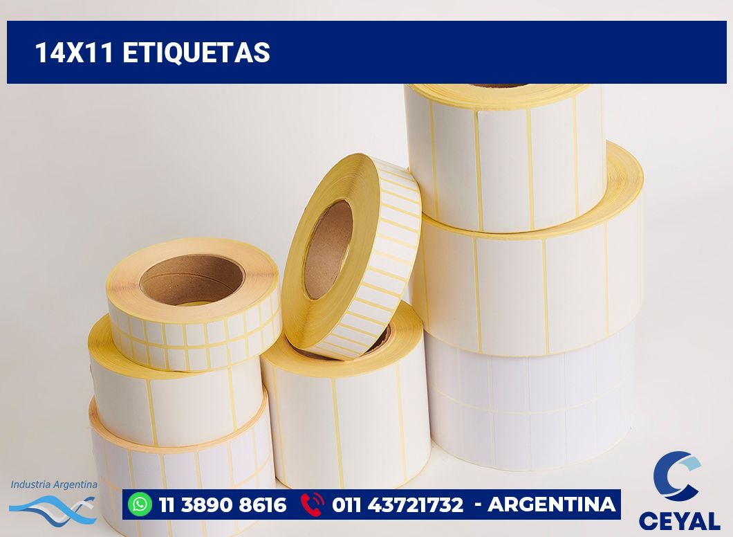 14x11 Etiquetas