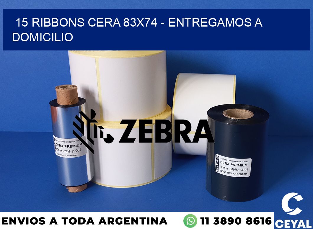 15 Ribbons cera 83x74 - entregamos a domicilio