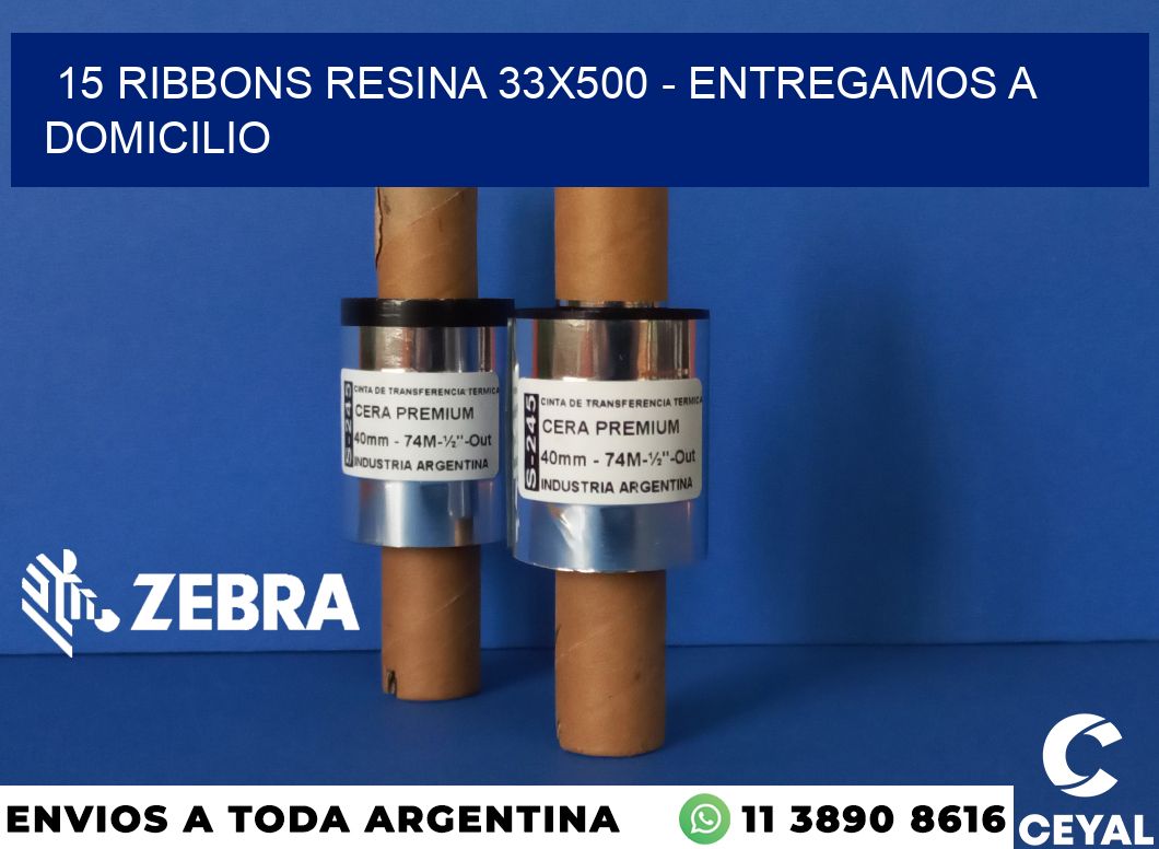15 Ribbons resina 33x500 - entregamos a domicilio