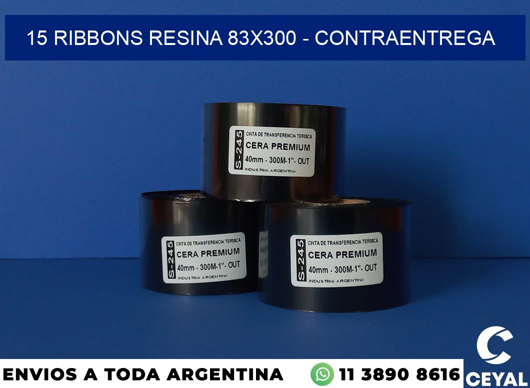 15 Ribbons resina 83×300 – contraentrega