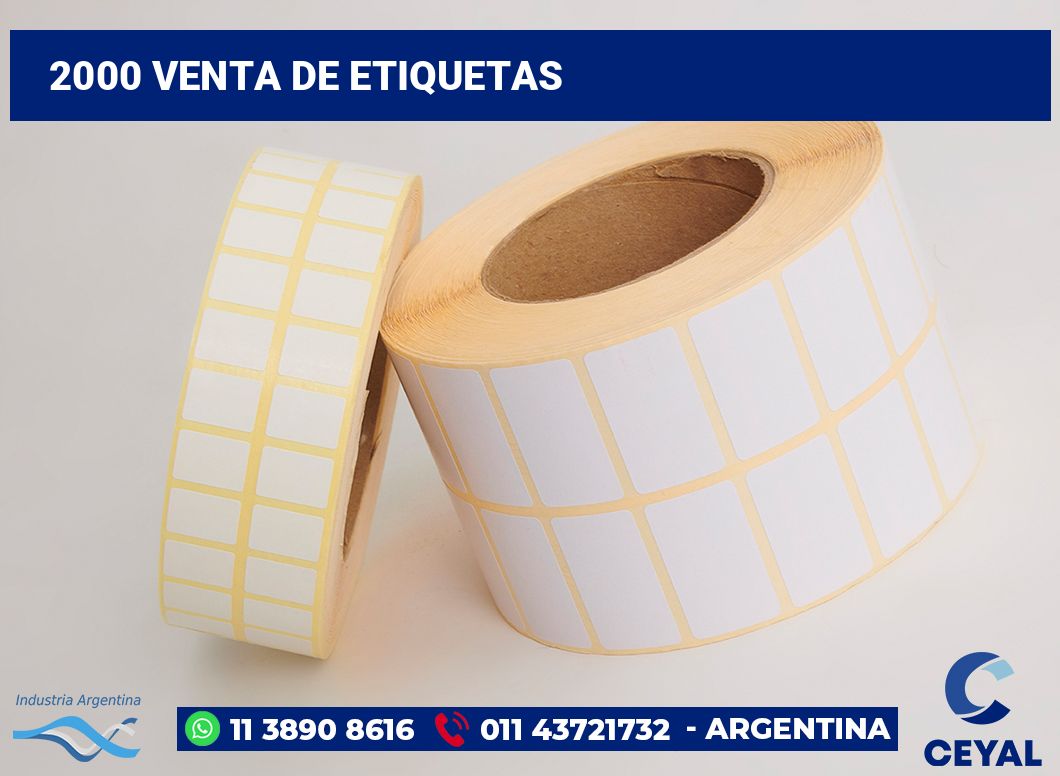 2000 Venta de etiquetas