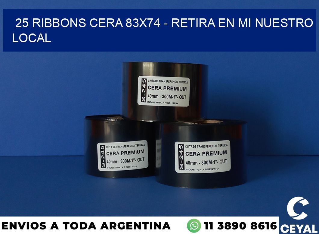 25 Ribbons cera 83×74 – retira en mi nuestro local