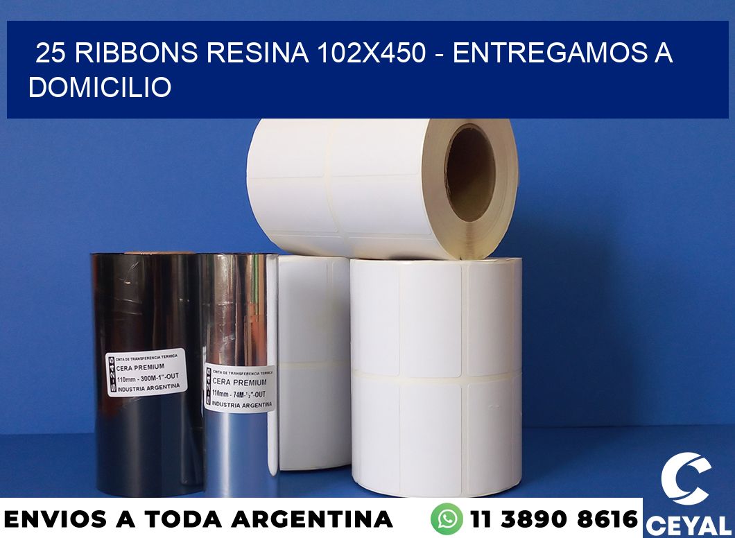 25 Ribbons resina 102×450 – entregamos a domicilio