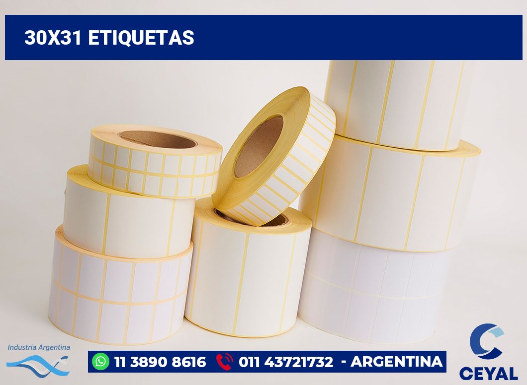 30x31 Etiquetas