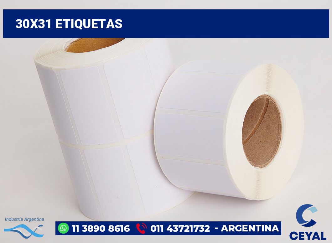30x31 Etiquetas