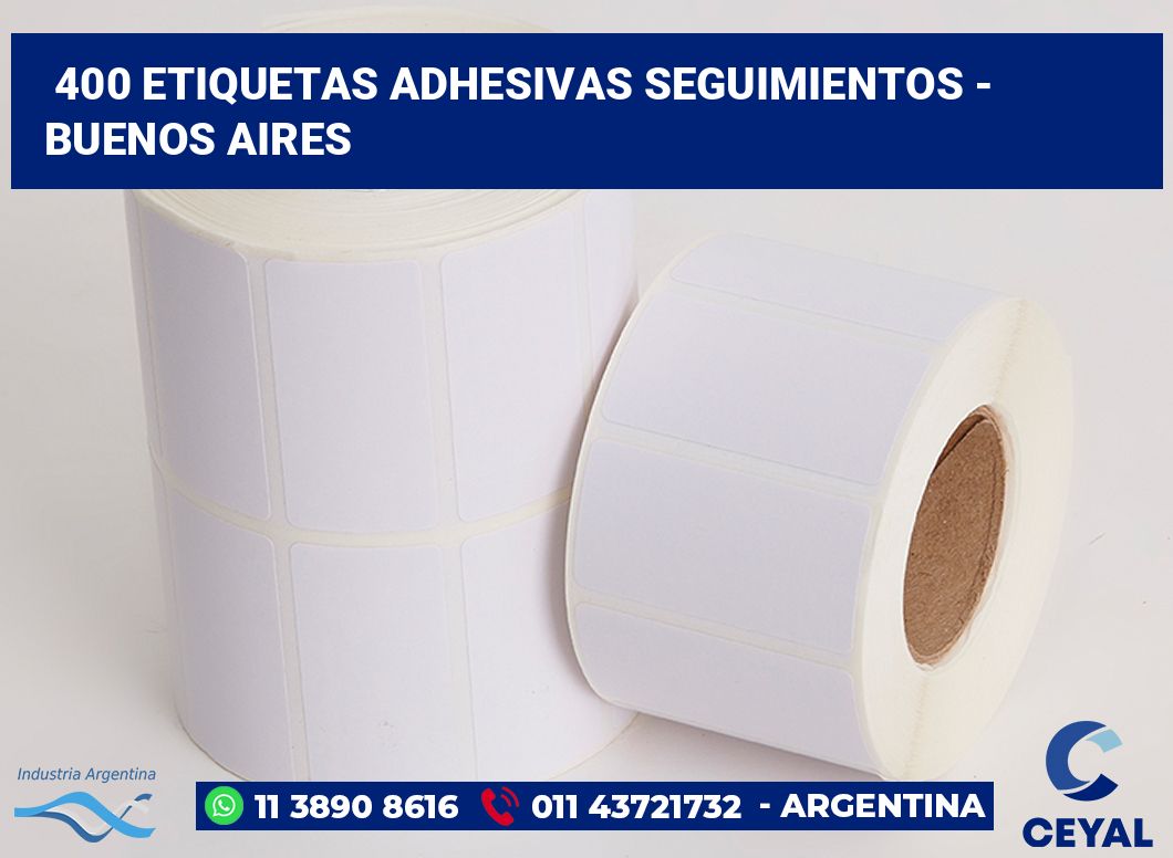 400 Etiquetas adhesivas seguimientos - buenos aires