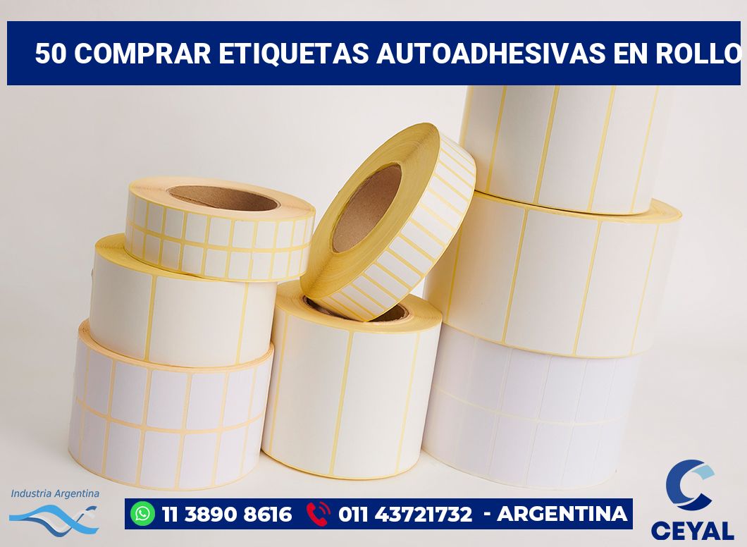 50 Comprar etiquetas autoadhesivas en rollo