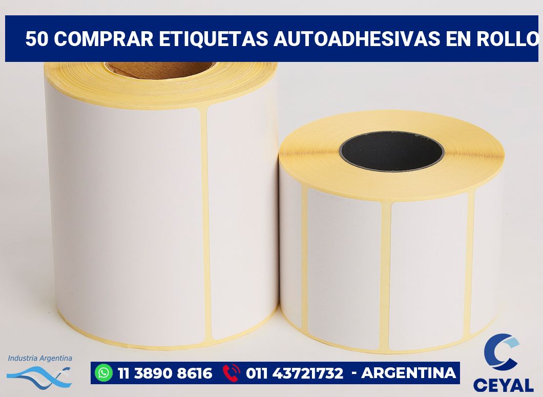 50 Comprar etiquetas autoadhesivas en rollo