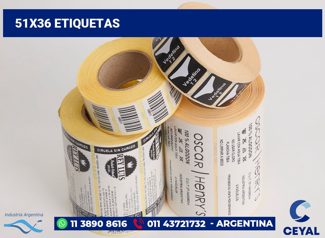 51x36 Etiquetas