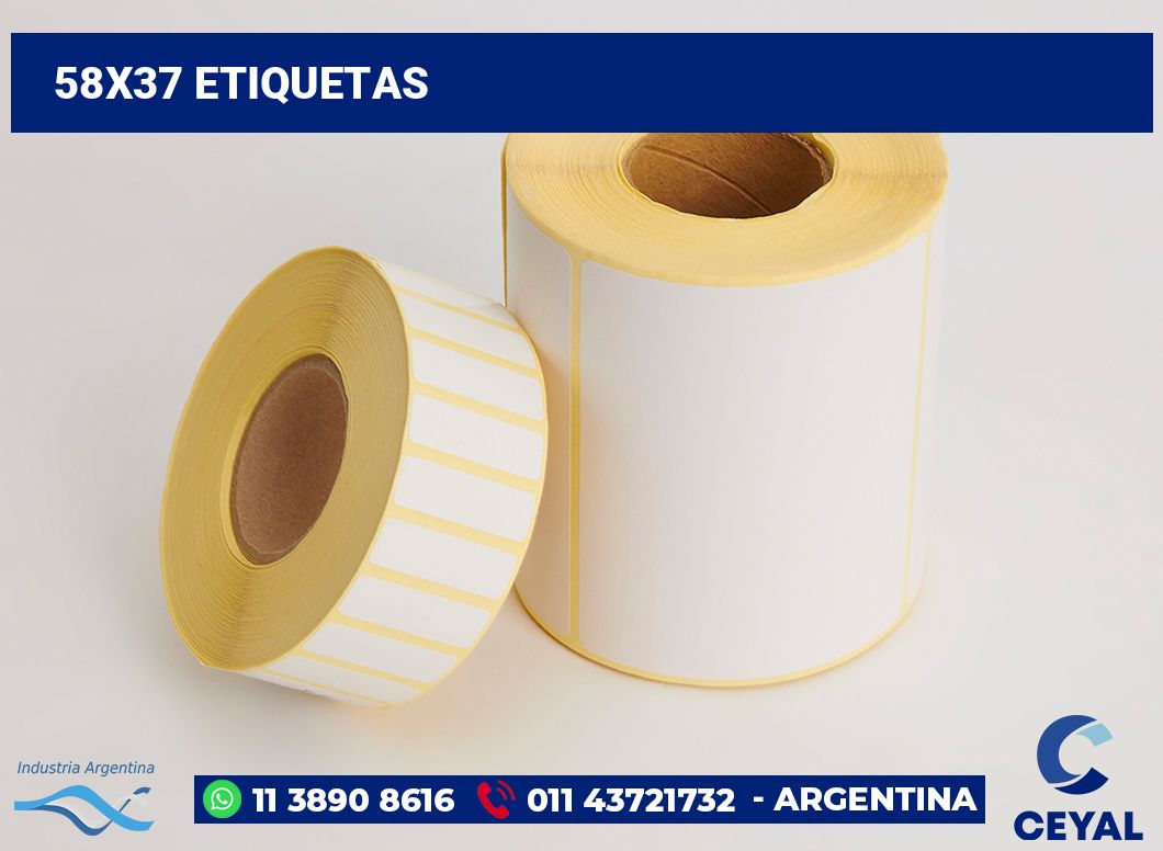 58x37 Etiquetas