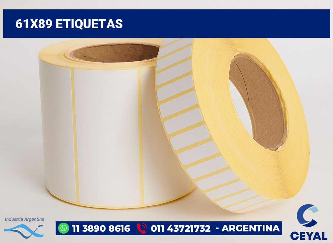 61x89 Etiquetas