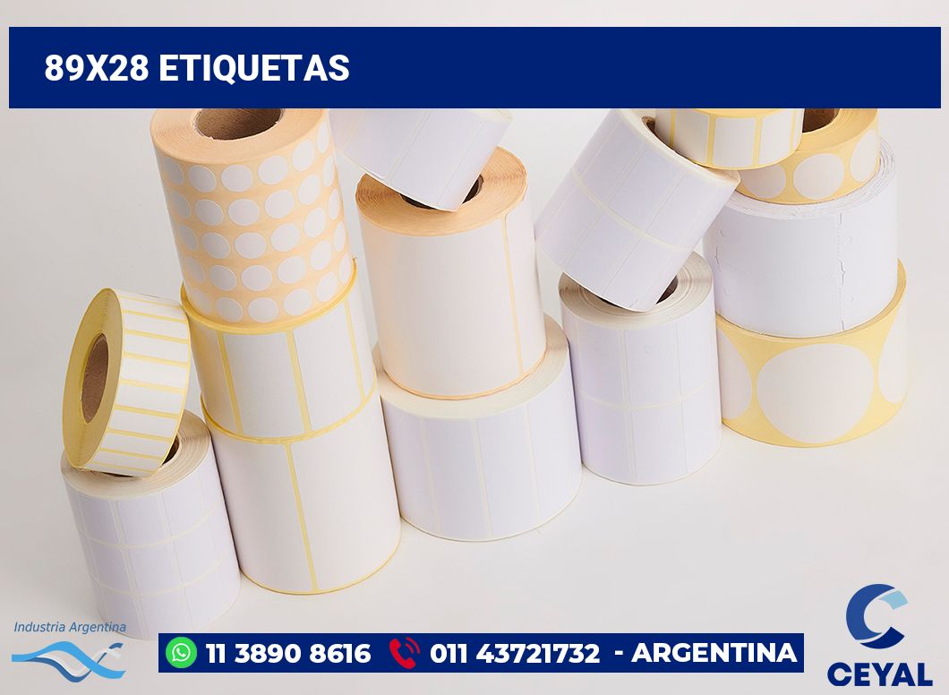 89x28 Etiquetas