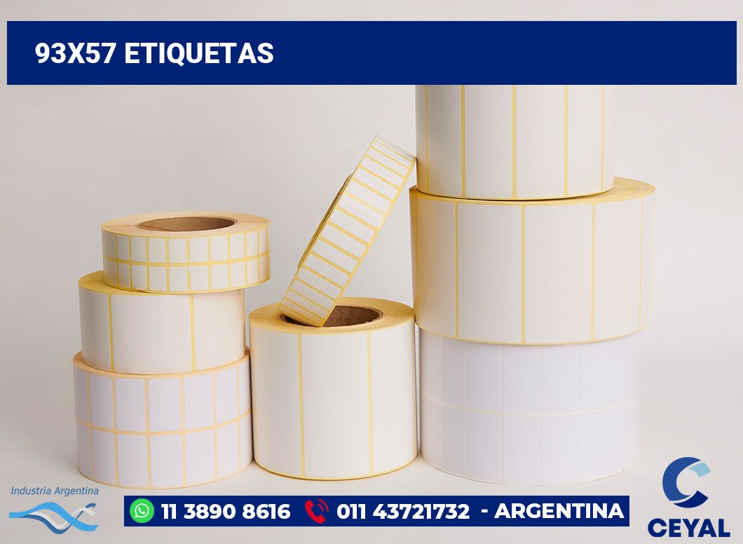 93x57 Etiquetas