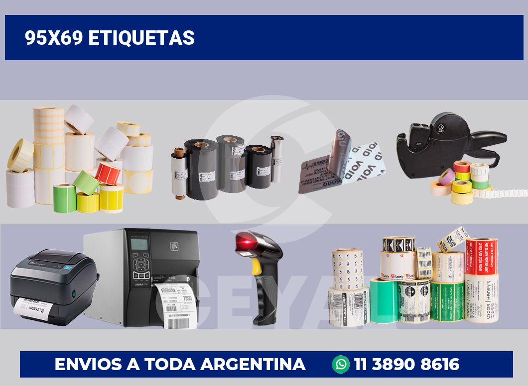 95×69 Etiquetas