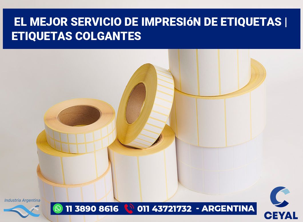 El mejor servicio de impresión de etiquetas | etiquetas colgantes