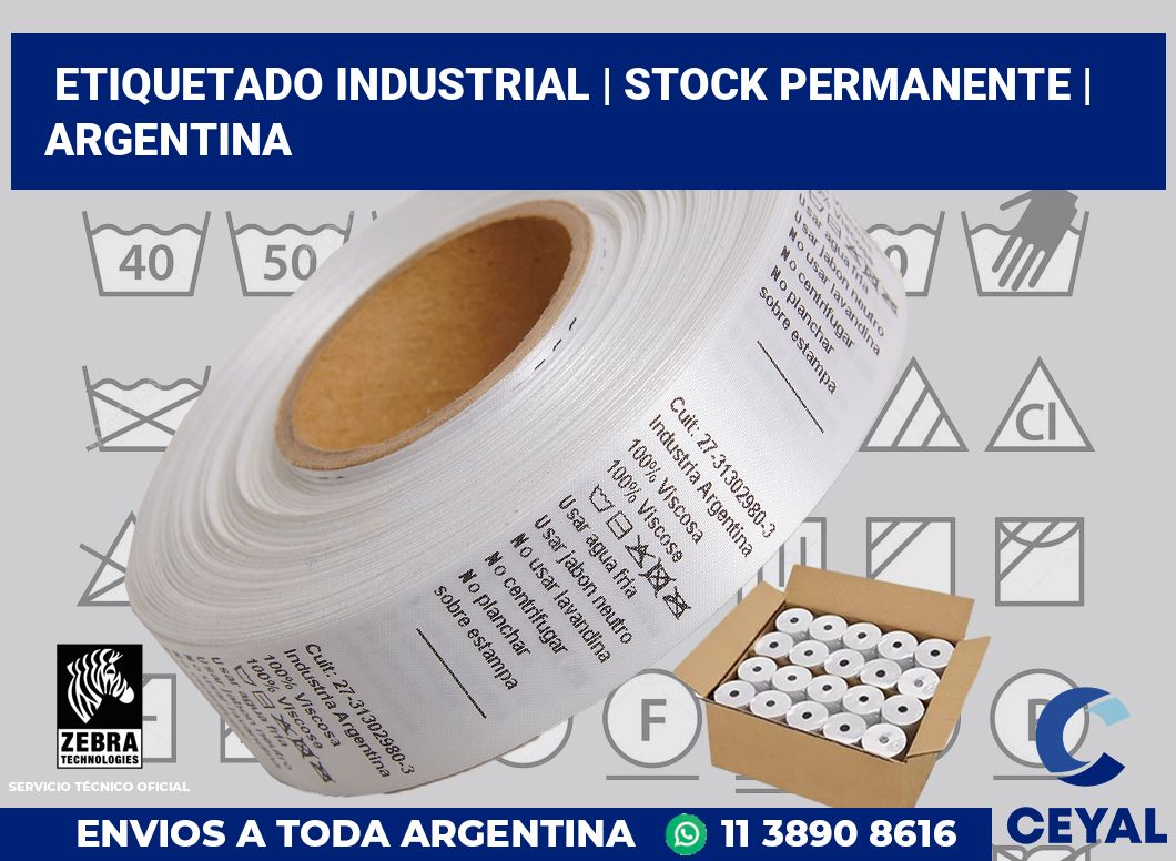 Etiquetado industrial | Stock permanente | Argentina