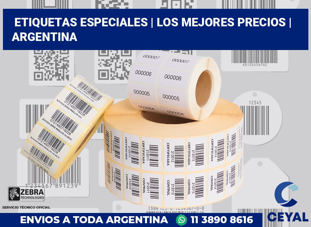 Etiquetas especiales | Los mejores precios | Argentina