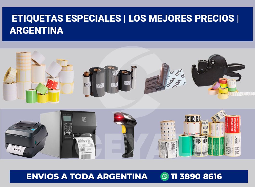 Etiquetas especiales | Los mejores precios | Argentina