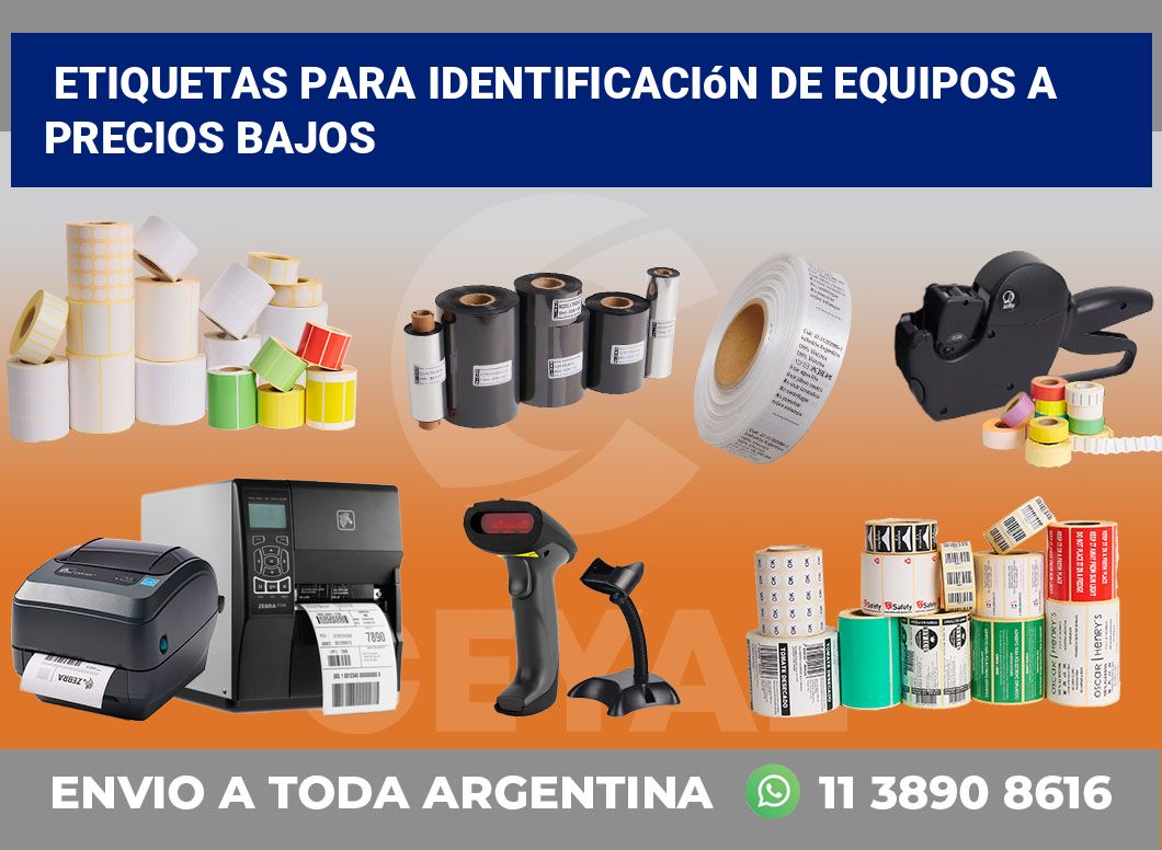 Etiquetas para Identificación de Equipos a Precios Bajos