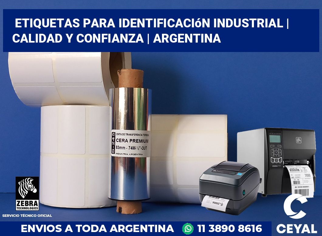 Etiquetas para identificación industrial | Calidad y confianza | Argentina