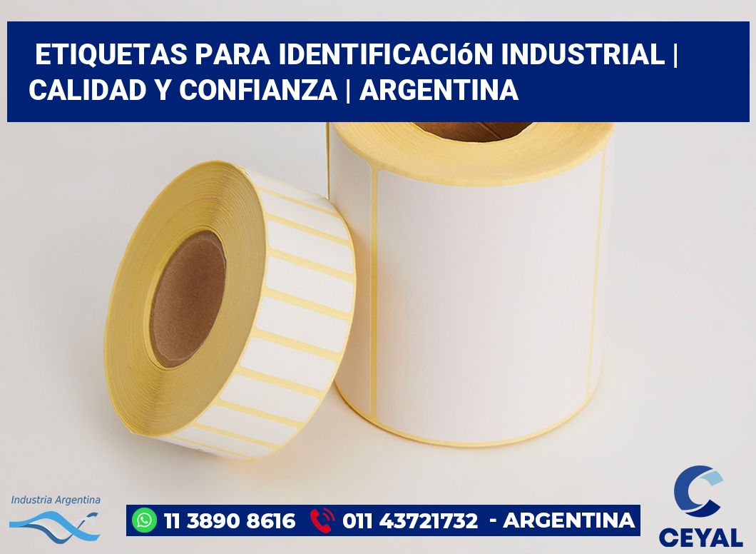 Etiquetas para identificación industrial | Calidad y confianza | Argentina