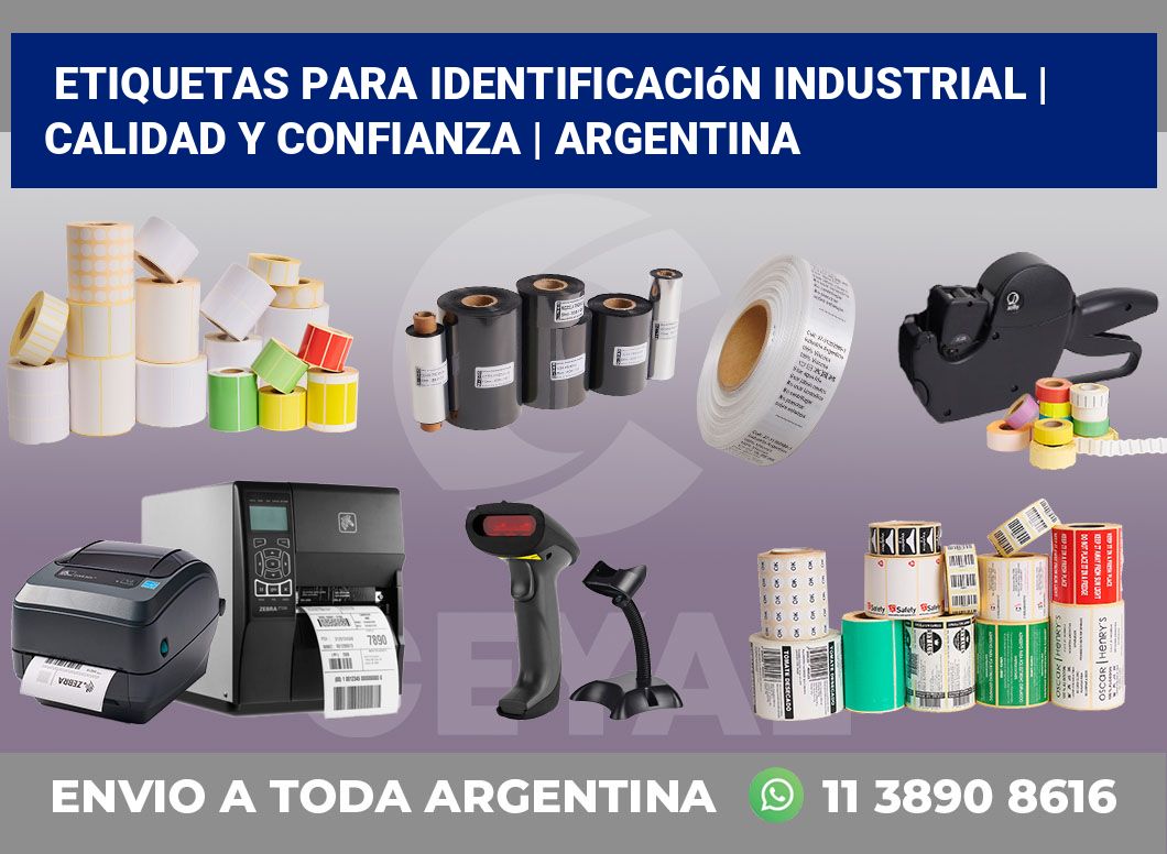 Etiquetas para identificación industrial | Calidad y confianza | Argentina
