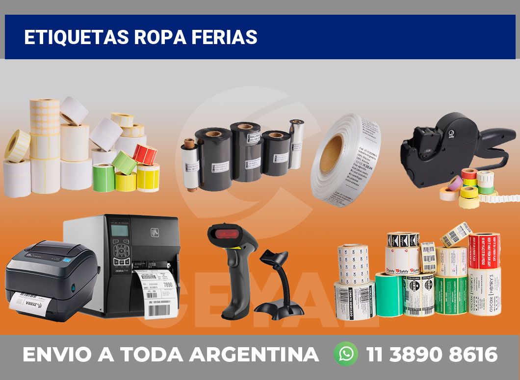 Etiquetas ropa ferias