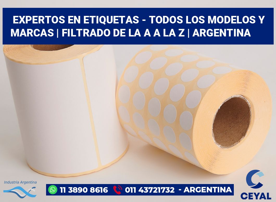 Expertos En Etiquetas Todos Los Modelos Y Marcas Filtrado De La A A La Z Argentina 2455