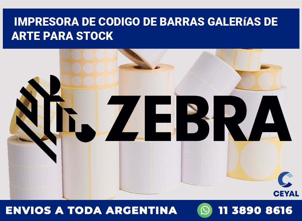 Impresora de codigo de barras Galerías de arte para stock
