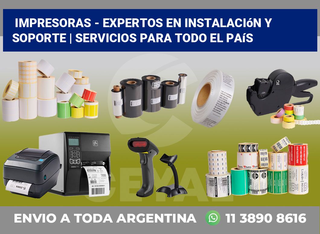 Impresoras – Expertos en instalación y soporte | Servicios para todo el país