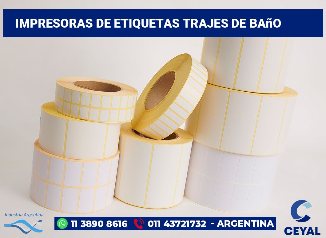 Impresoras de etiquetas Trajes de baño