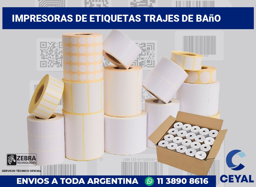 Impresoras de etiquetas Trajes de baño