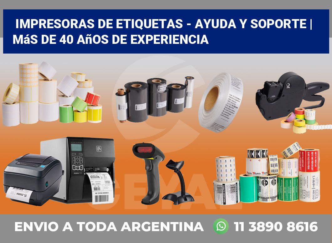 Impresoras de etiquetas – ayuda y soporte | Más de 40 años de experiencia