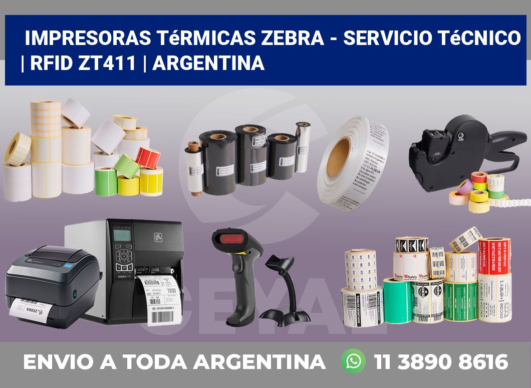 Impresoras térmicas Zebra – servicio técnico | RFID ZT411 | Argentina