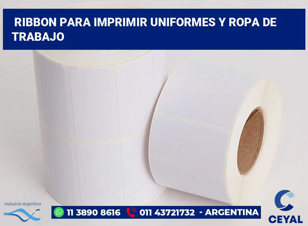 Ribbon para imprimir Uniformes y ropa de trabajo