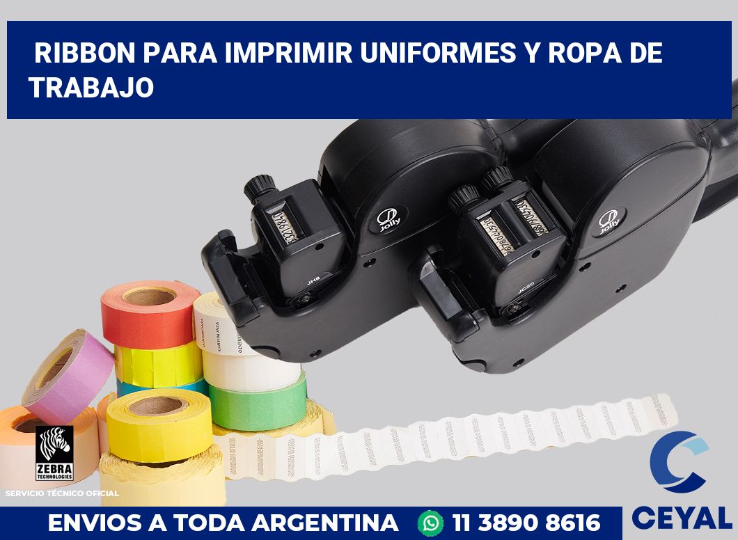 Ribbon para imprimir Uniformes y ropa de trabajo