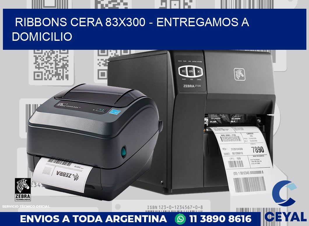Ribbons cera 83x300 - entregamos a domicilio