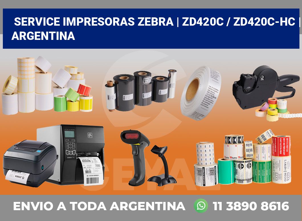 Service impresoras Zebra | ZD420c / ZD420c‑HC | Argentina