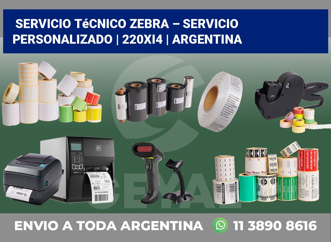 Servicio técnico Zebra – servicio personalizado | 220Xi4 | Argentina