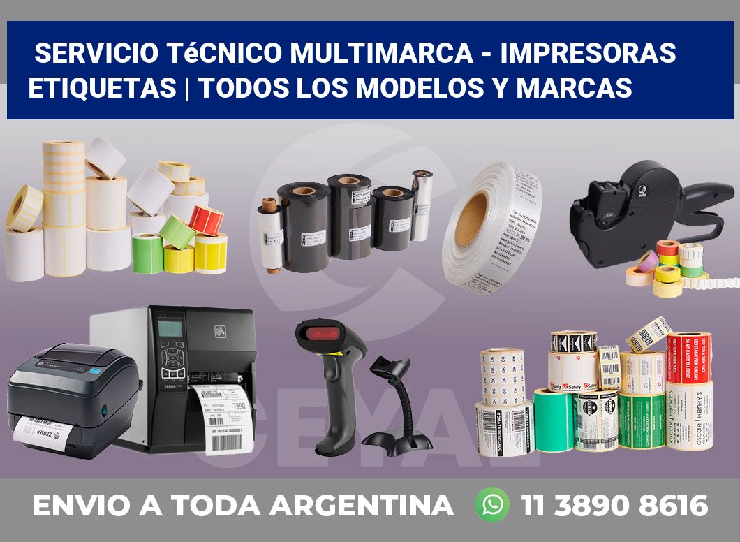 Servicio técnico multimarca – impresoras etiquetas | Todos los modelos y marcas