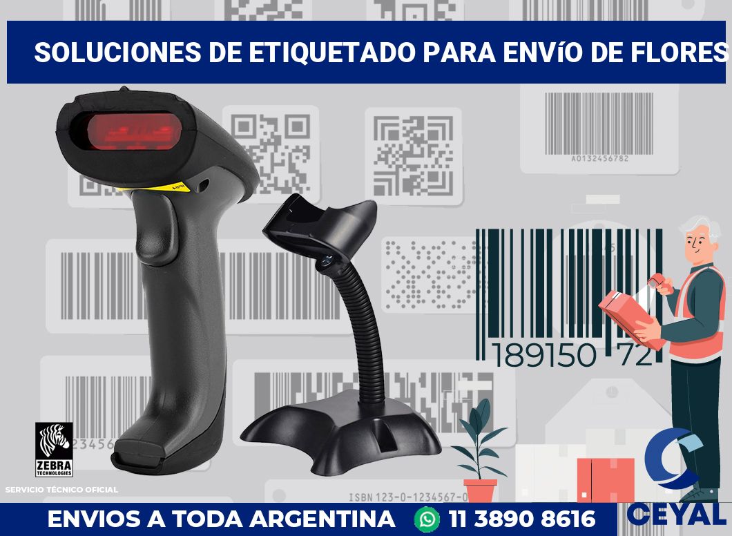 Soluciones de Etiquetado para Envío de Flores
