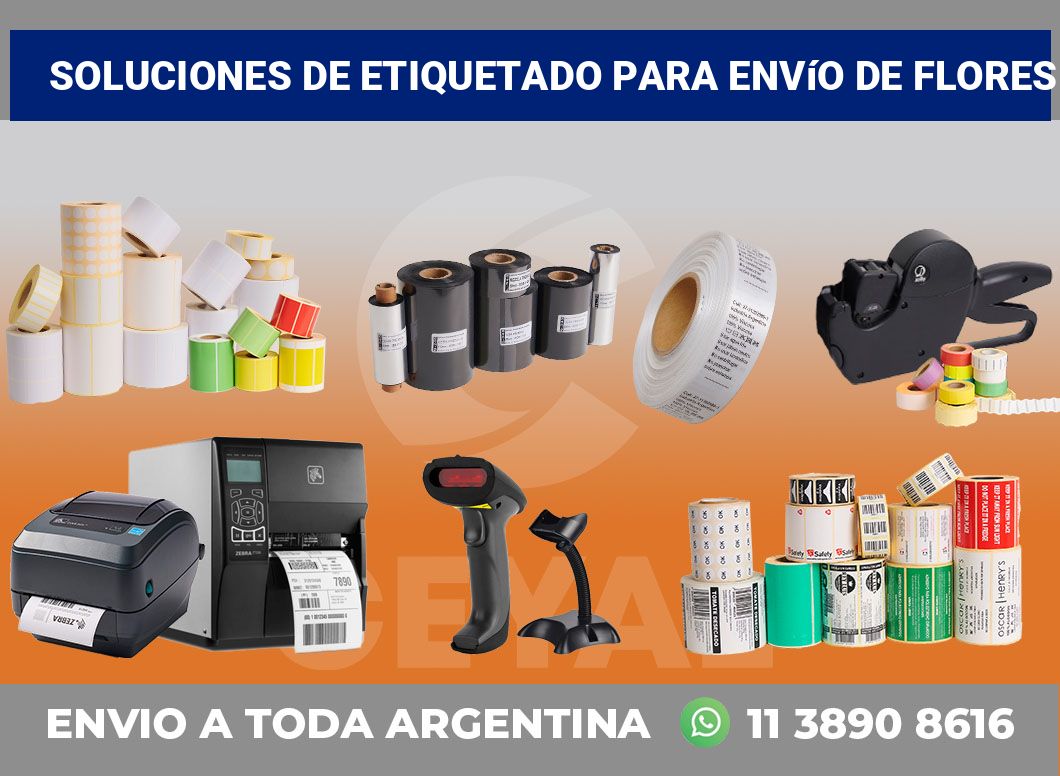 Soluciones de Etiquetado para Envío de Flores