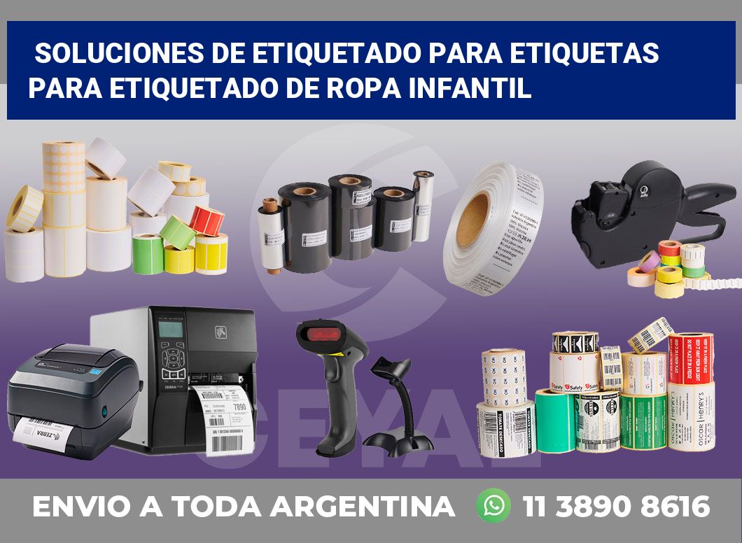 Soluciones de Etiquetado para Etiquetas para Etiquetado de Ropa Infantil