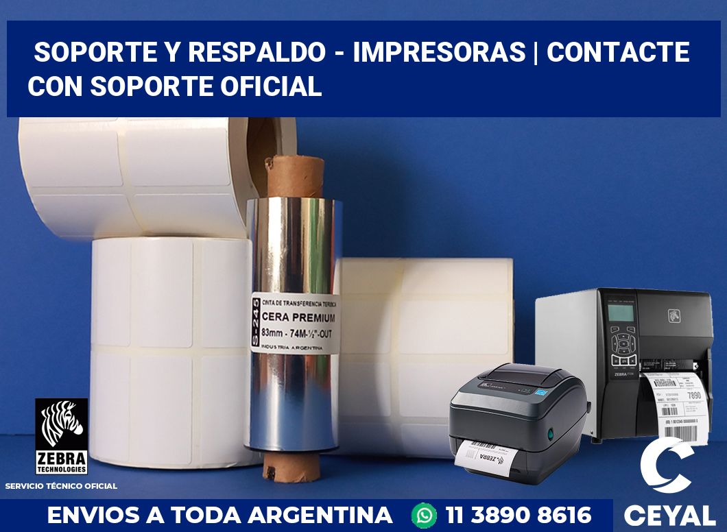 Soporte y respaldo - impresoras | Contacte con soporte oficial