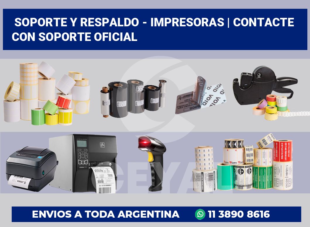 Soporte y respaldo – impresoras | Contacte con soporte oficial