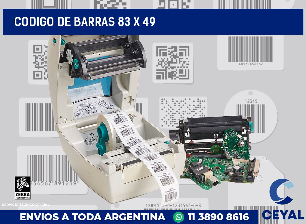 codigo de barras 83 x 49